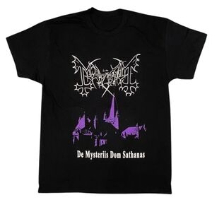 Black and Purple Graphic T-Shirt